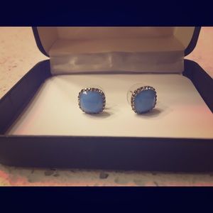 The Loft Blue Stud Earrings